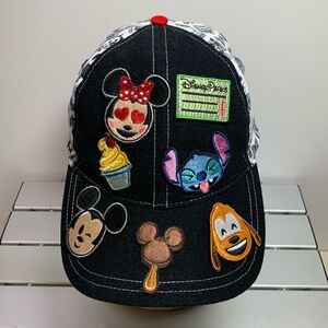 Disney Parks Unisex Adjustable SnapBack Cap with Removable Patches